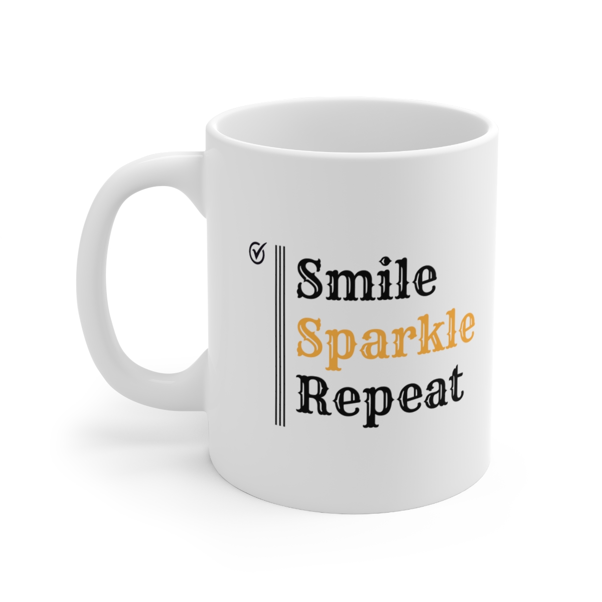 Motivational Ceramic Mug 11oz, Happy Mugs, Mug Gift, Gift for friend. - Image 3