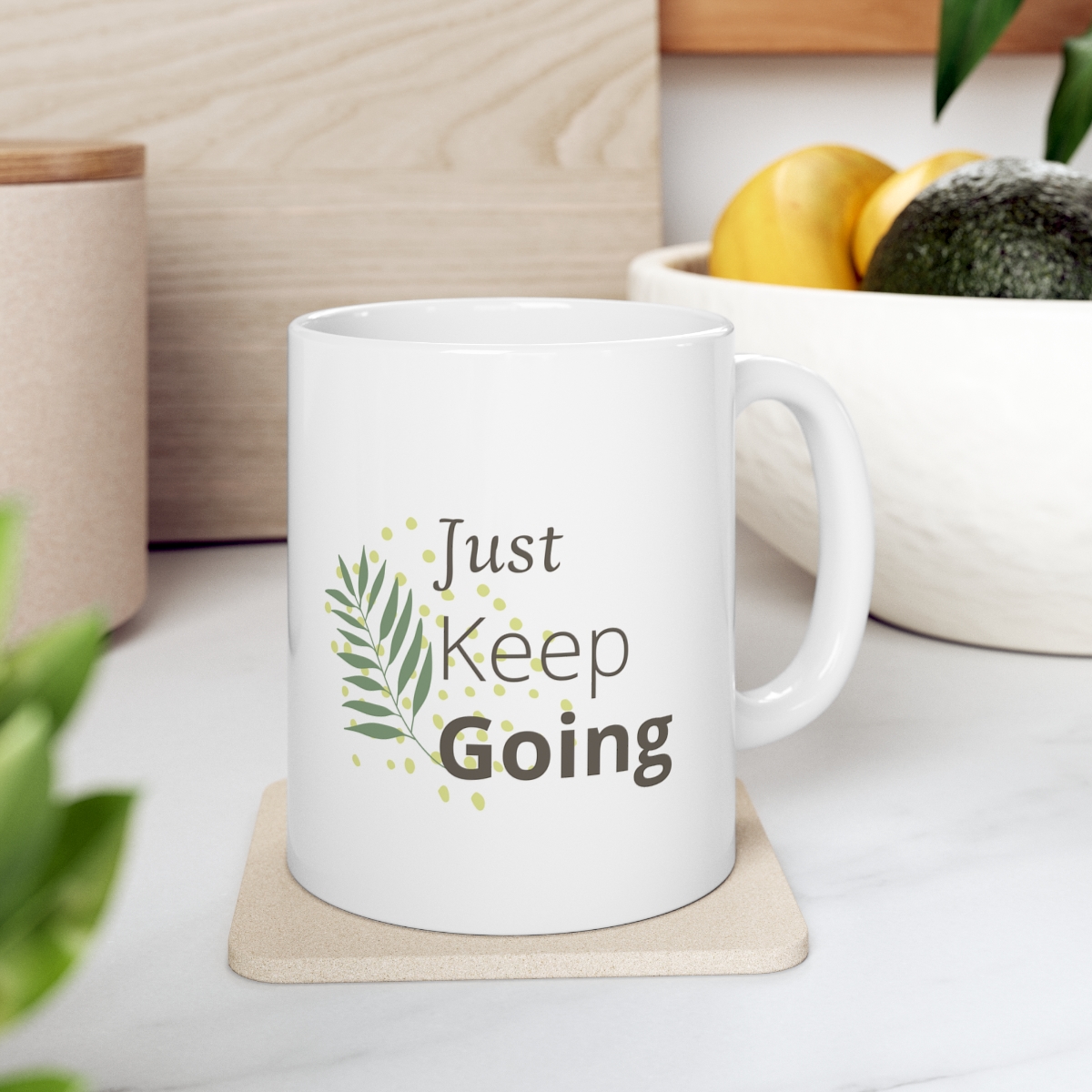 Just Keep Going Mug. Motivatinal Mug - Image 8