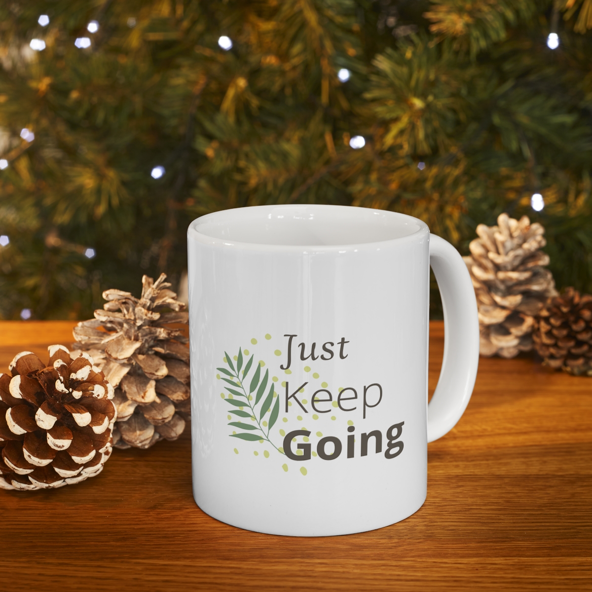 Just Keep Going Mug. Motivatinal Mug - Image 9